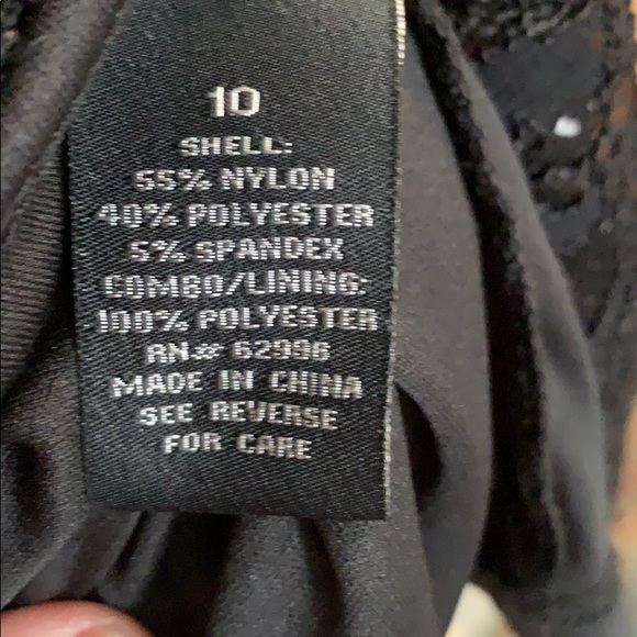 Collection Dress Barn Sheer Sleeves Mini Dress - Picture 9 of 9